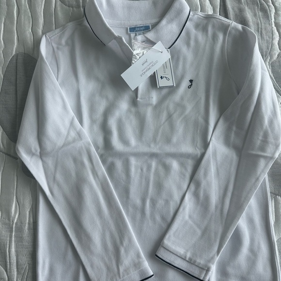 Boys white  Jacadi polo shirt - Picture 3 of 5
